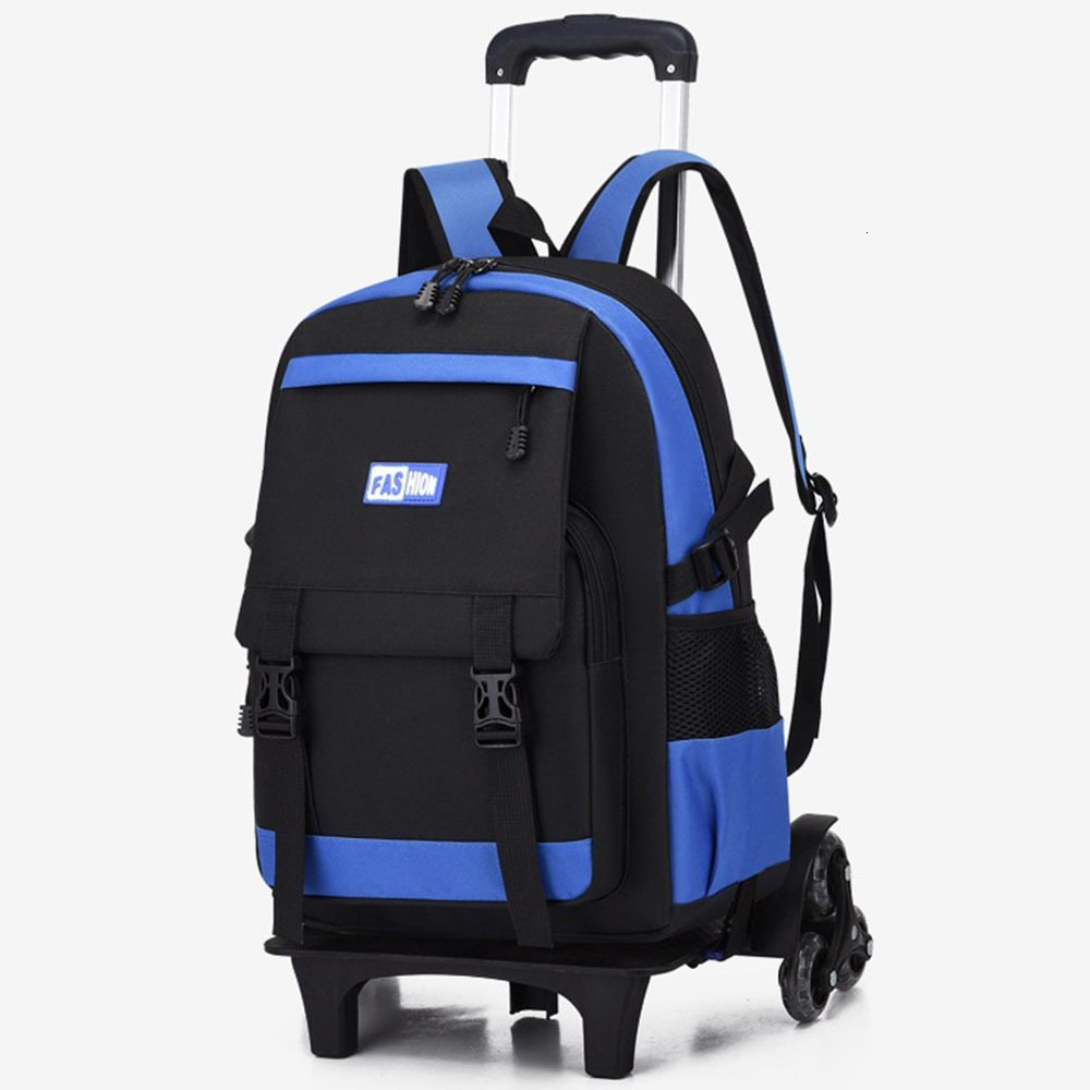 New Rolg Backpack Large Cart Backpack Wheel Designer Backpack Boy's Backpack With Wheels Laptop Backpack Wheel