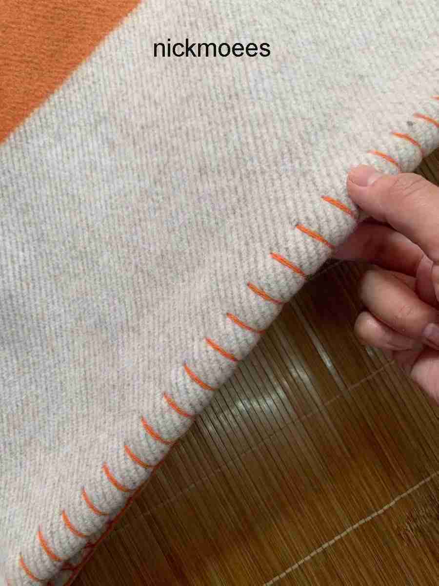 hernely TOP QUAILTY Blanket Design Wool and Cashmere Horse Soft Have Tags for Beds Sofa Plaid Fabric Air Conditioning Travel H QS6G