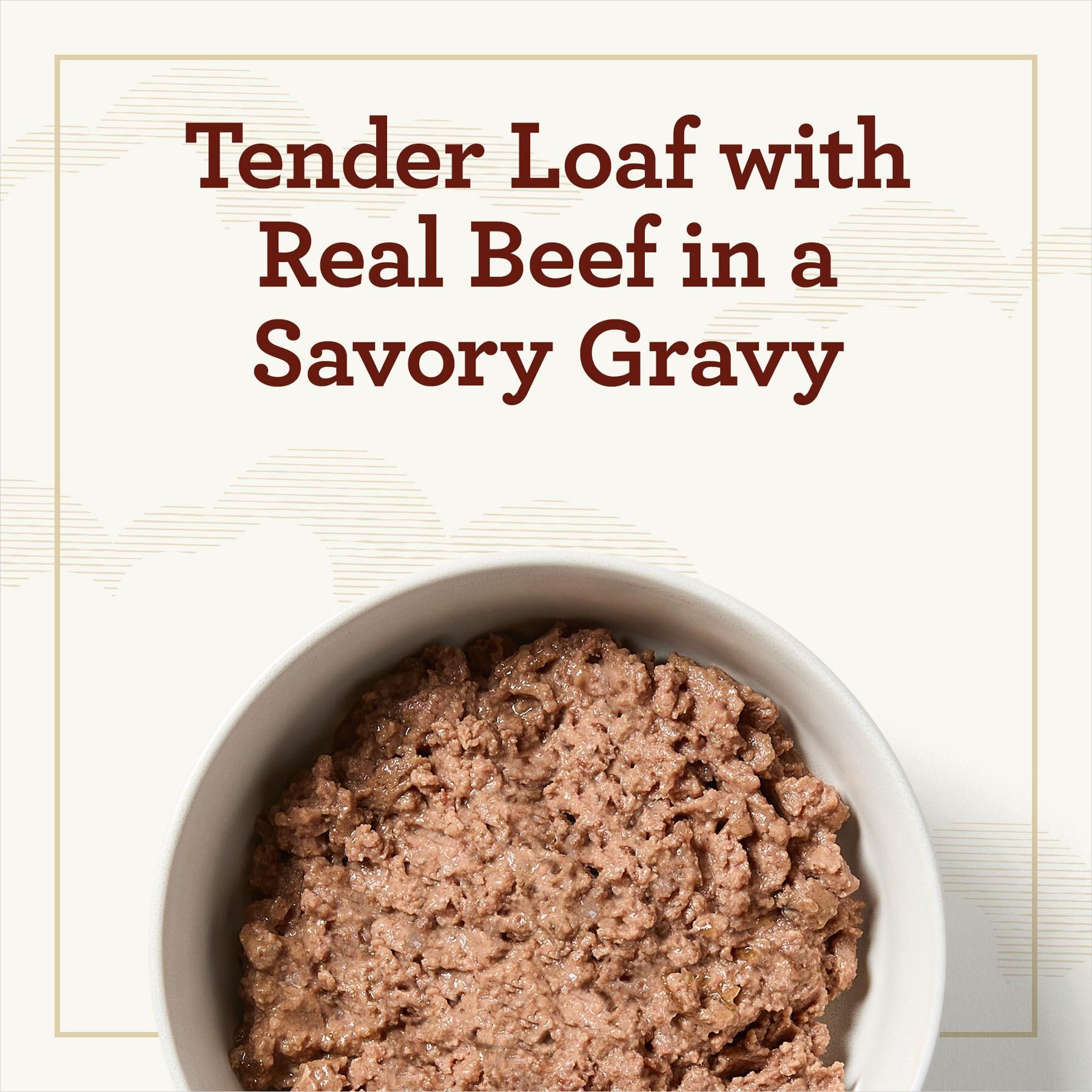 True Acre Foods Filet Mignon Flavor Tender Loaf in Gravy, Wet Dog Food, 3.5-oz cup, case of 12