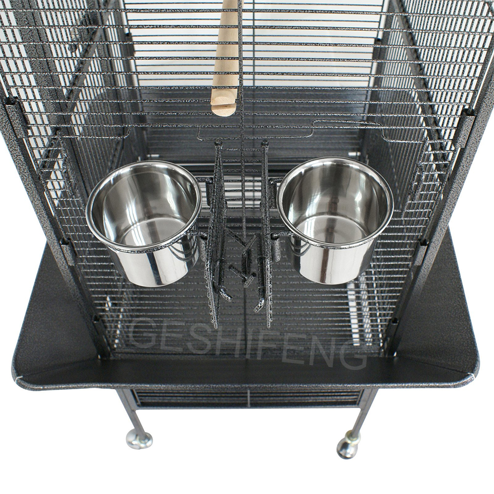 Chinese manufacturers Wrought Iron Large Flight Bird canary Cage Removable Large Bird Cage