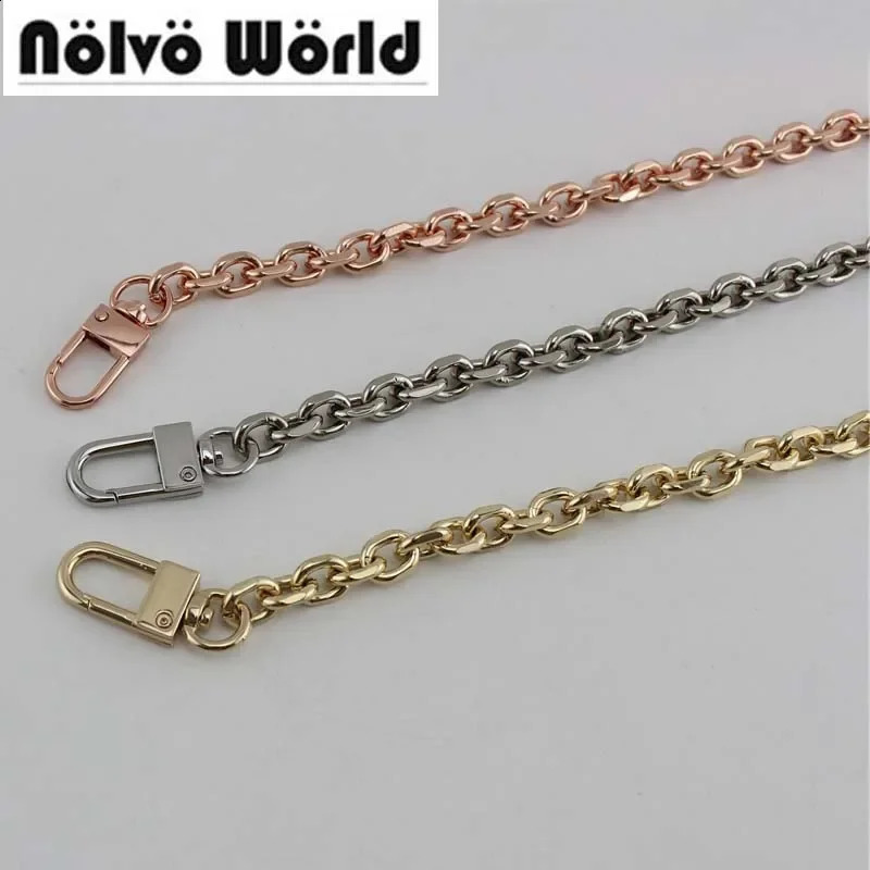 1 piece 40-140cm 9mm wide O-chain anodized rose gold/gold/silver shoulder bag handbag buckle handle DIY 241121