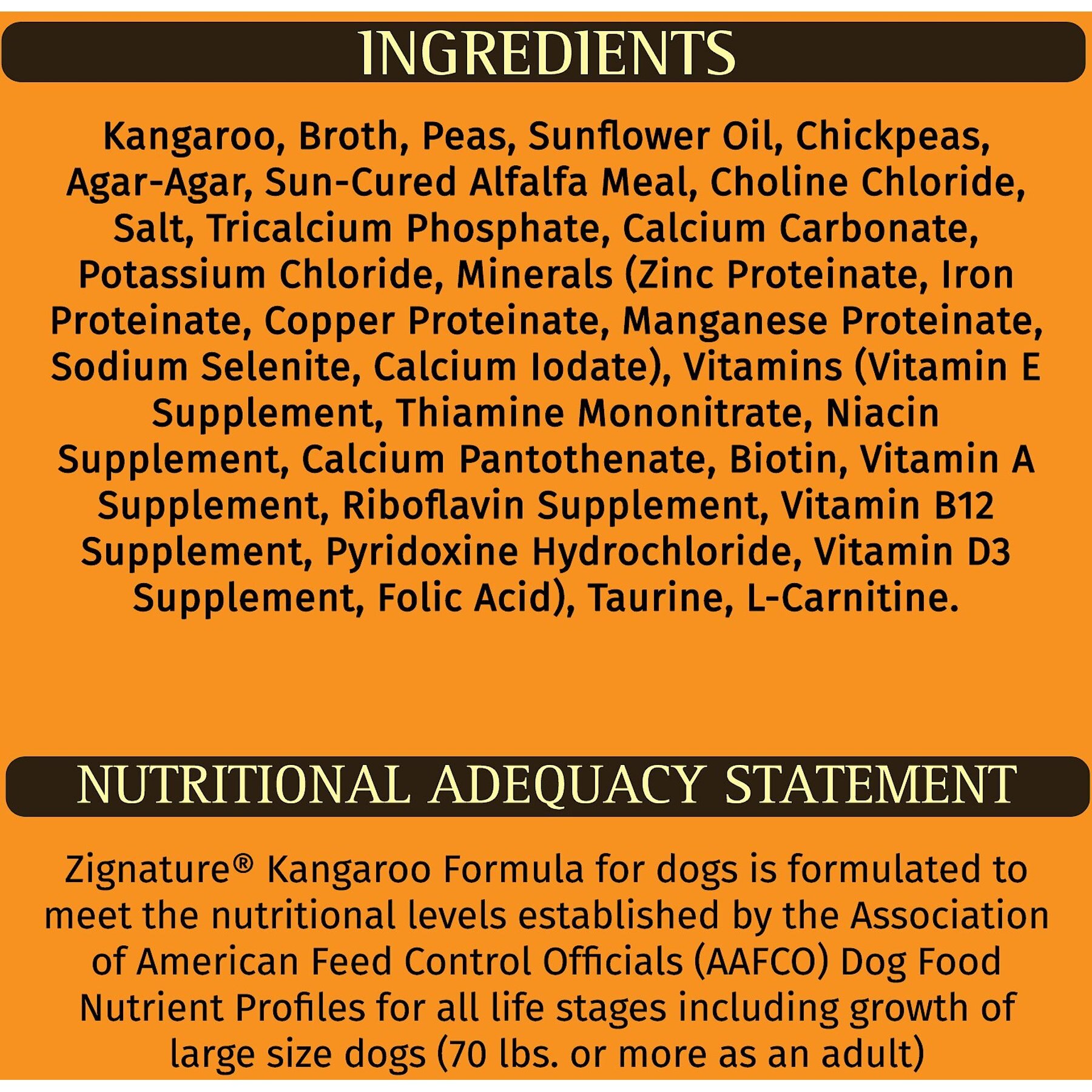 Zignature Kangaroo Limited Ingredient Formula Canned Dog Food