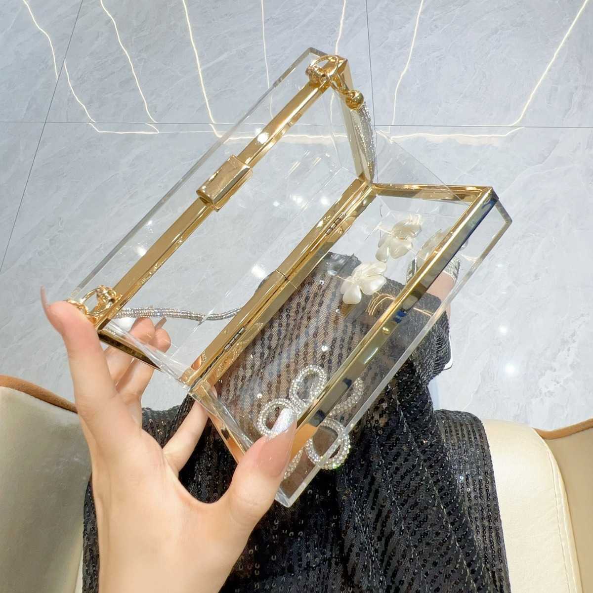 new diamond studded handbag urban minimalist wedding banquet handbag single shoulder crossbody dinner bag