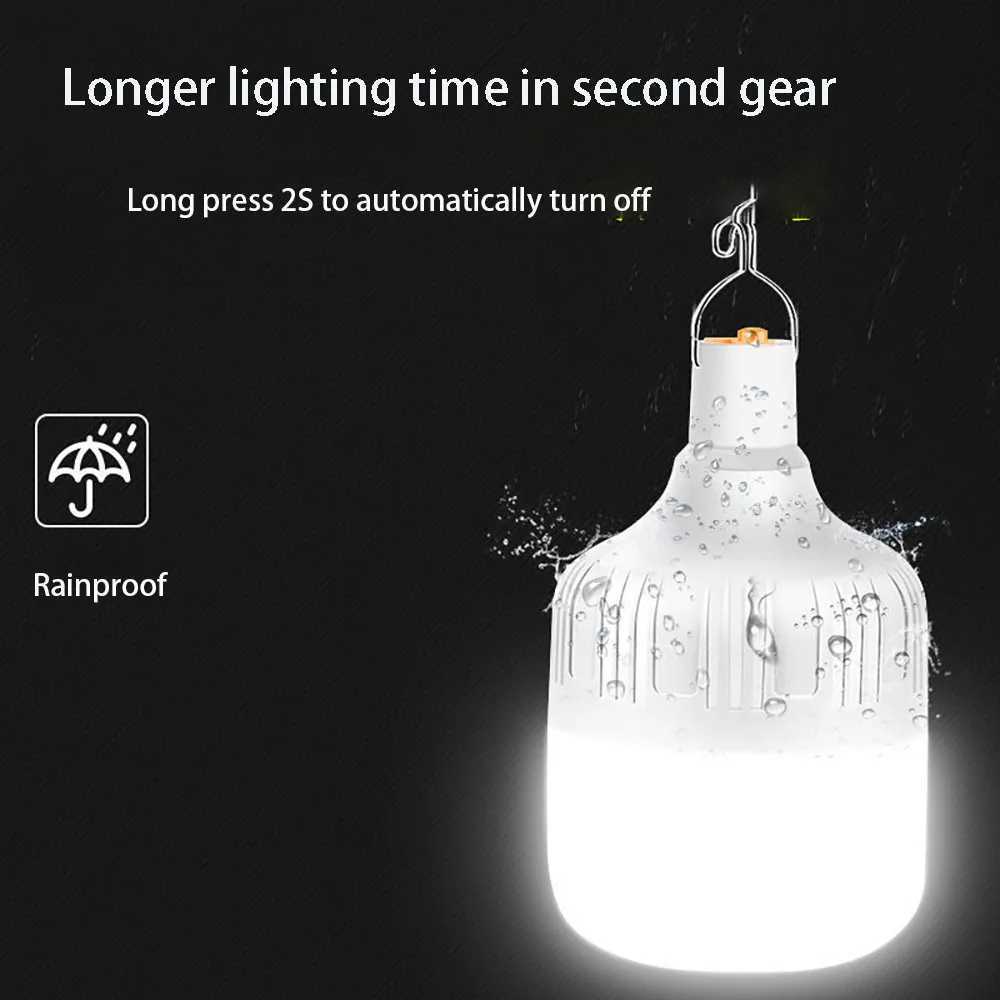 ZK30 Portable Camping Light Rechargeable Led Light Camping Lantern Emergency Bulb High Power Flashlight Camping Equipment Bulb M251115