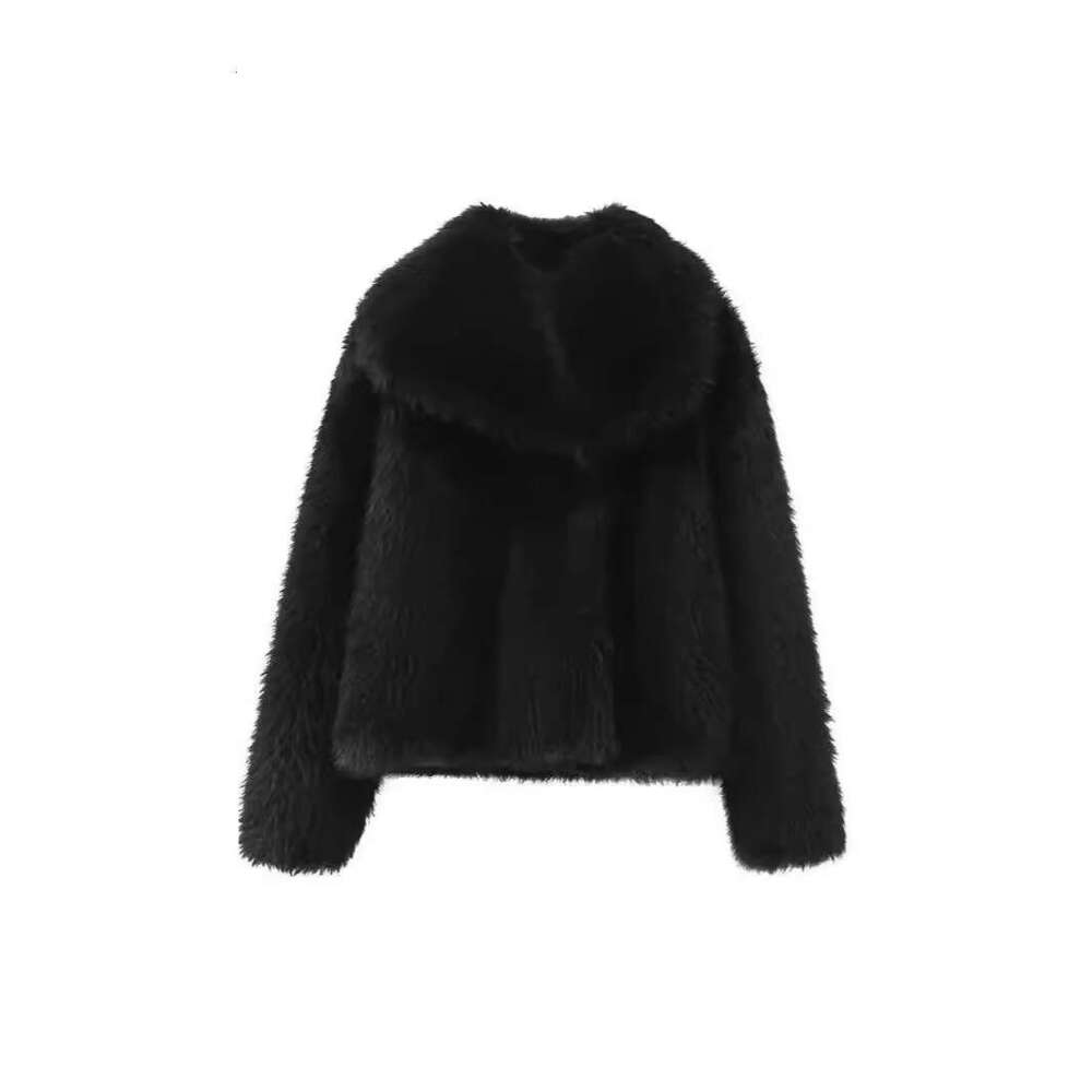 New autumn and winter plus size women's jacket with Toka synthetic fur short top