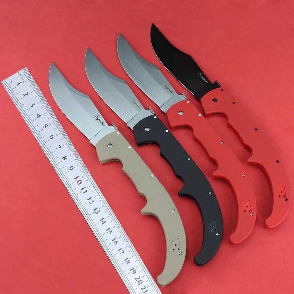 New cold Espada XL folding tactical knife AUS0A steel survival military combat knife G0 handle professional hunting knife edcW241121