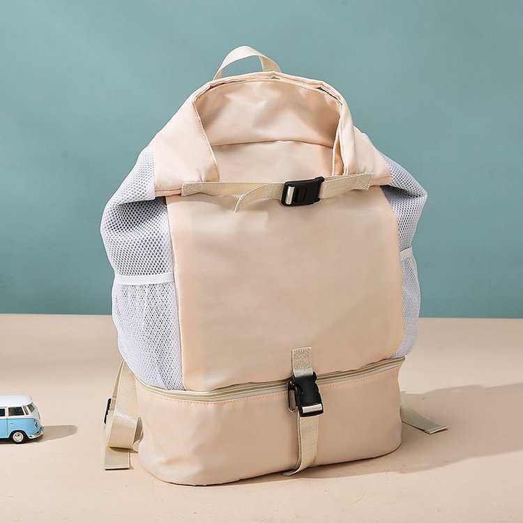 large capacity new swimming and fitness bag backpack with dry and wet separation independent shoe compartment short distance storage bag