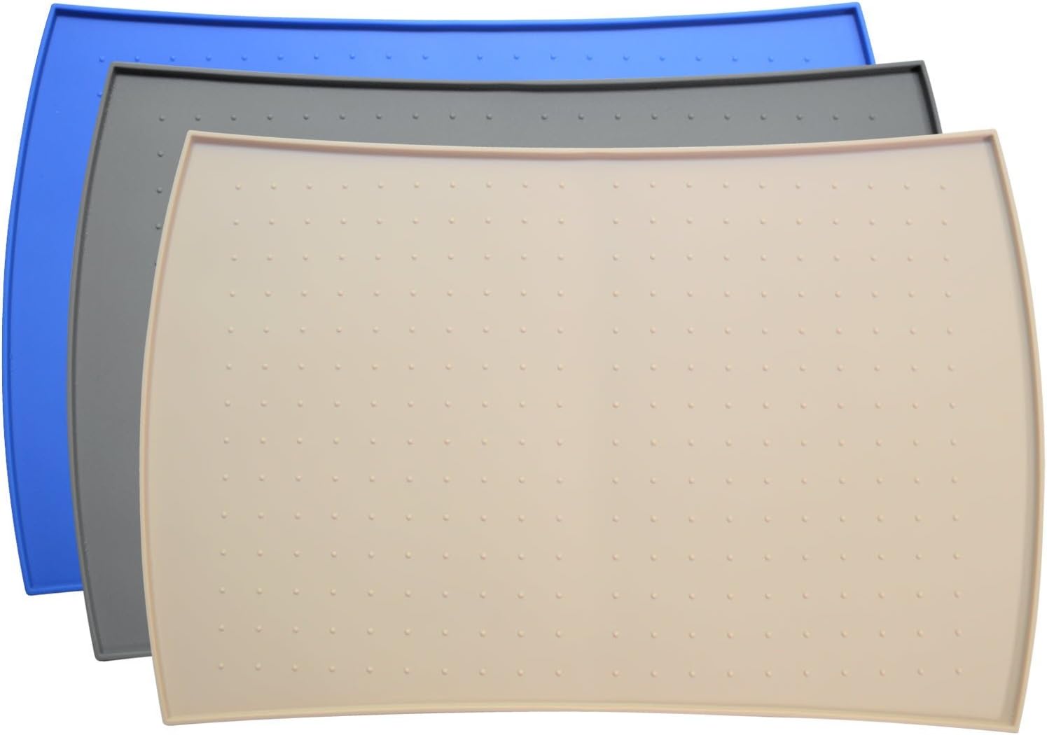 Wholesale Non Stick Silicone Waterproof Pet Bowls Mat Large Size Dog Food Mat