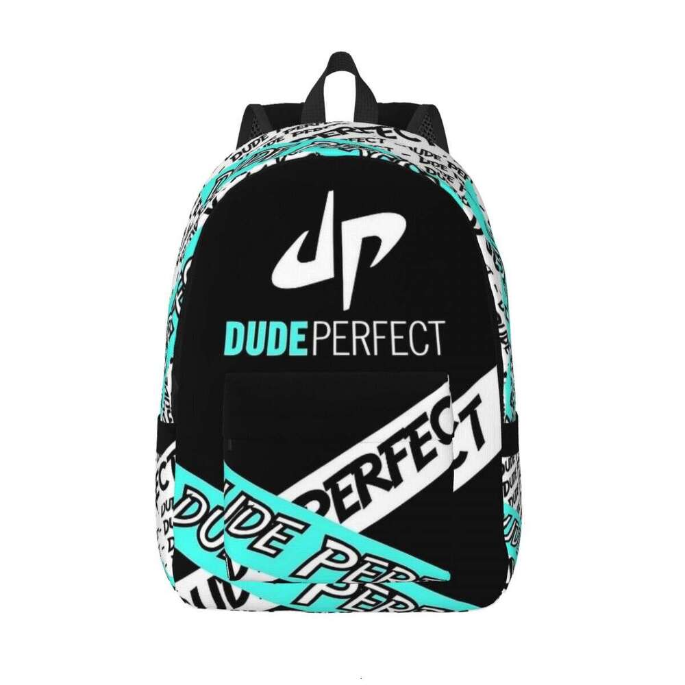 Dud Perfect Sports Backpack for Teens Student School Bookbag Canvas Daypack Elementary High College Gift