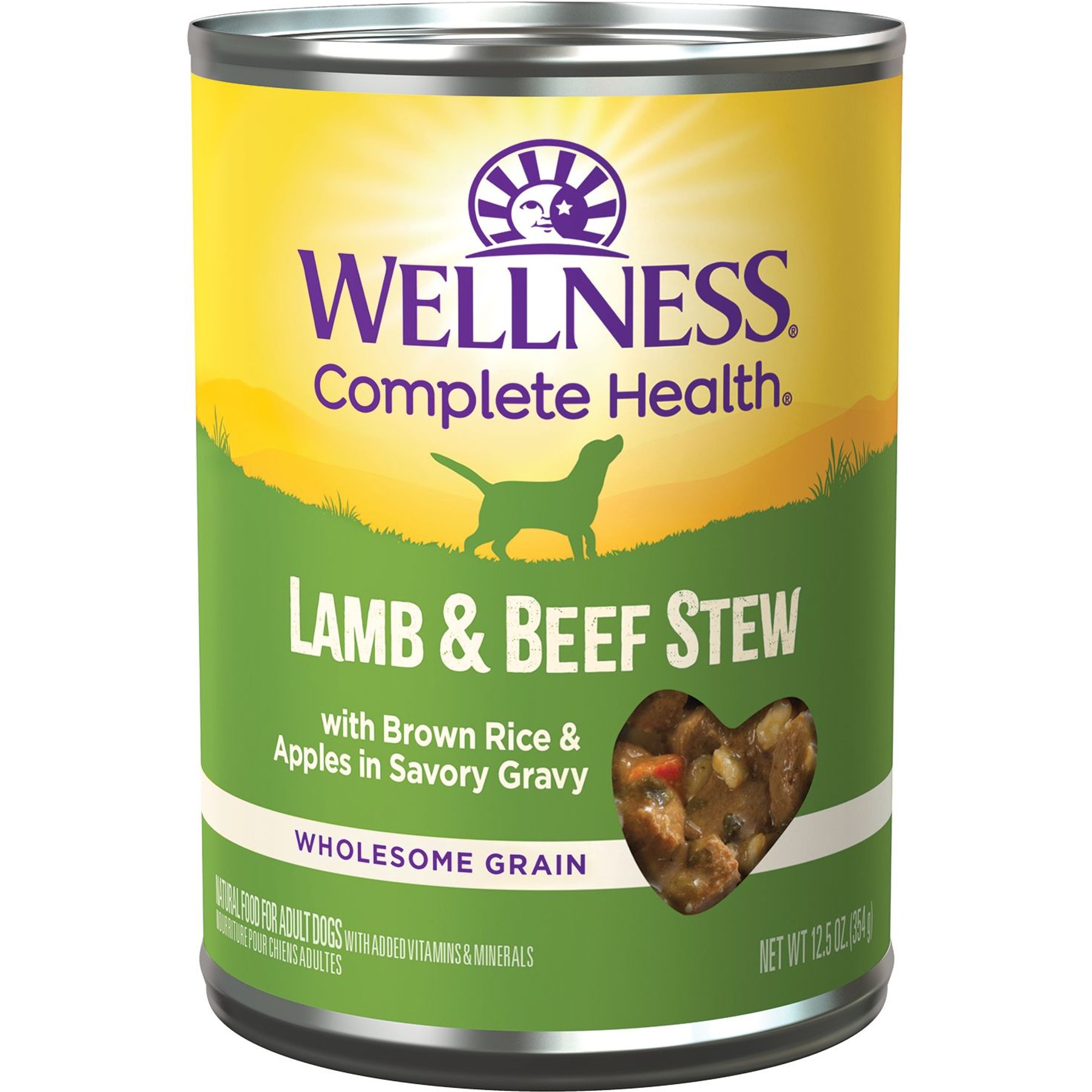 Wellness Lamb & Beef Stew with Brown Rice & Apples Canned Dog Food