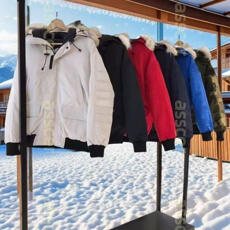 Mens Winter Parka Jacket Designer Down Jackets Puffer Fashion Couples Clothings Womens Outdoor Wolf Fur Hooded Coat With Large Pockets