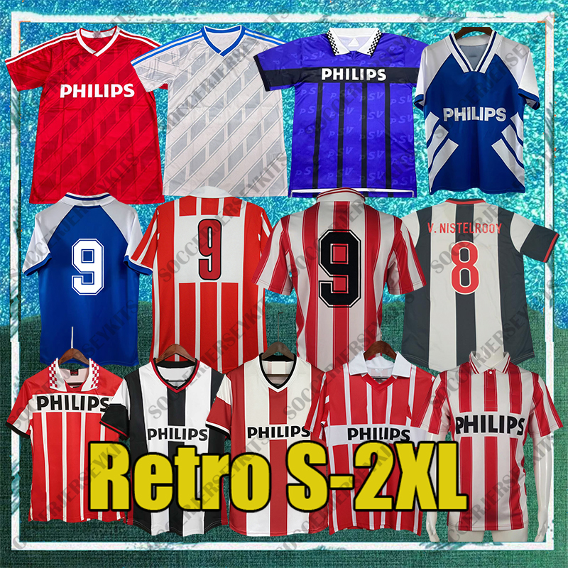 Retro classic Eindhoven vintage soccer jersey 1990 1991 1995 1996 1998 v.NSTELROOY WATERREUS BRUGGINK ROMMEDAHL OOIJER football shirts P S V retro football jerseys