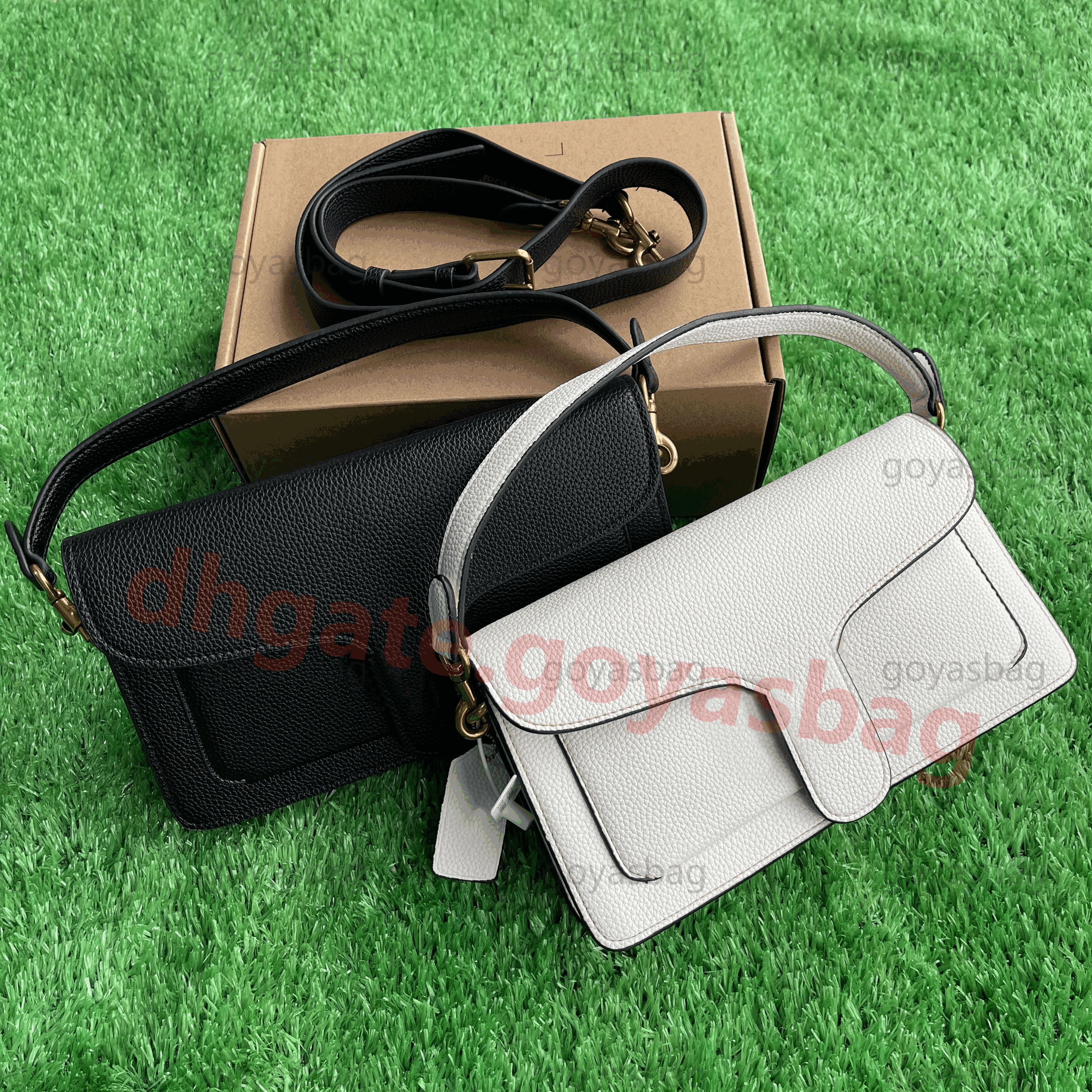 Crossbody Bag with Box Designer Tabby 26 Bag Envelope Crossbody Bag Clutch Shoulder Bag Postman Soft Bag Cross Body Real Leather Purse Handbags