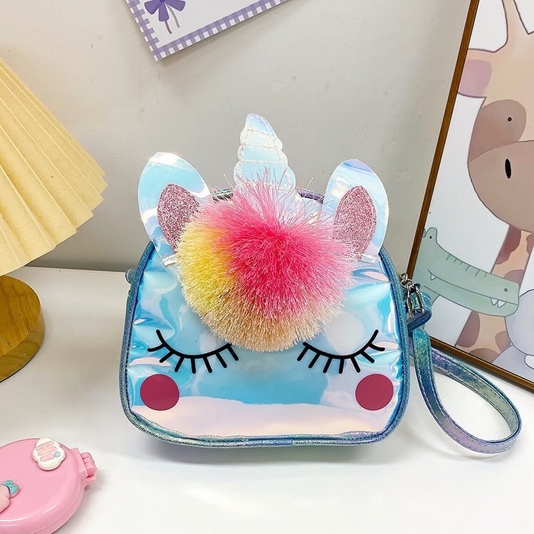 trend New Laser Unicorn Princess Women s Crossbody Cute Small Backpack Fashion leisure Multi functional Shoulder Bag Designer Bag