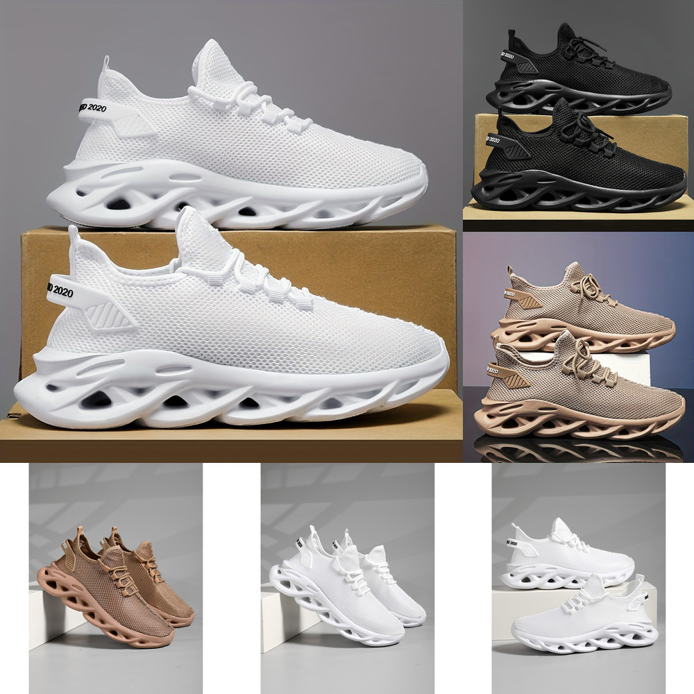 New Casual 2024 Fashion Men's Shoes New Young Men's Casual Mesh Sports Shoes Running Daddy Tide Shoes