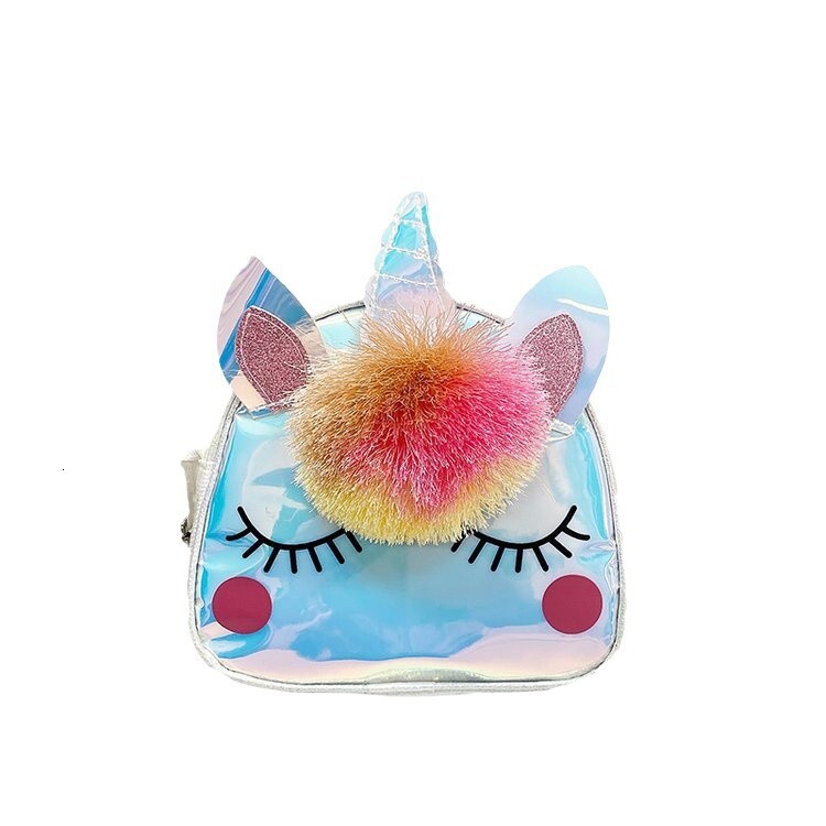 trend New Laser Unicorn Princess Women s Crossbody Cute Small Backpack Fashion leisure Multi functional Shoulder Bag Designer Bag