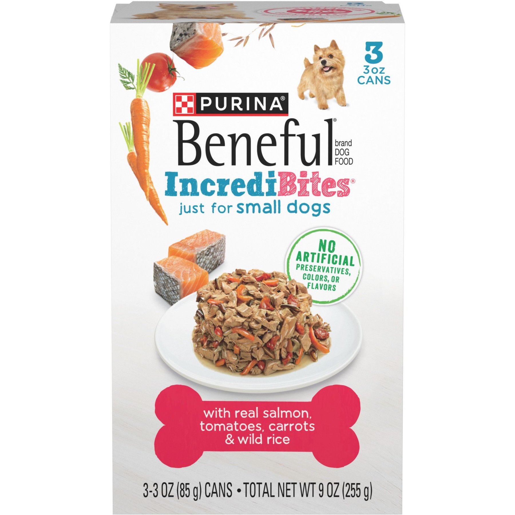 Purina Beneful IncrediBites with Real Salmon & Gravy Small Breed Wet Dog Food
