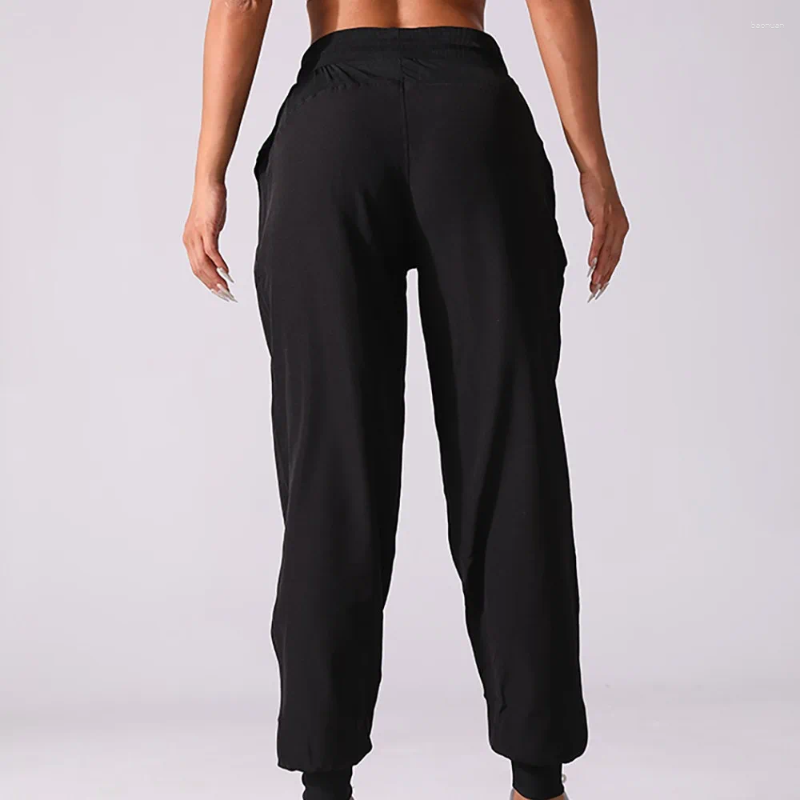 Women's Pants Women Dance Studio Drawstring Jogger Sports Trousers Quick Dry Athletic Yoga Gym Running Exercie