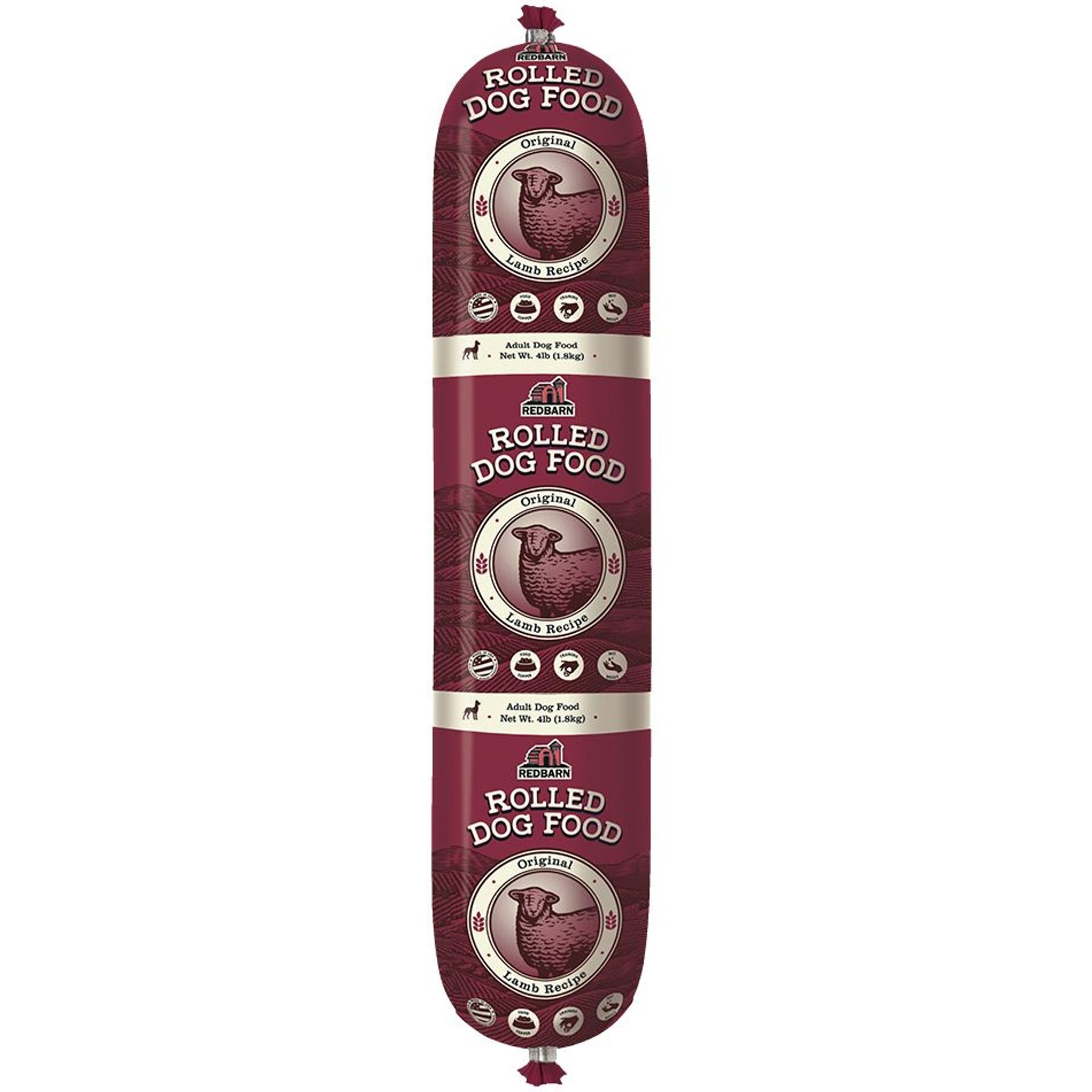 Redbarn Naturals Lamb Recipe Dog Food Roll