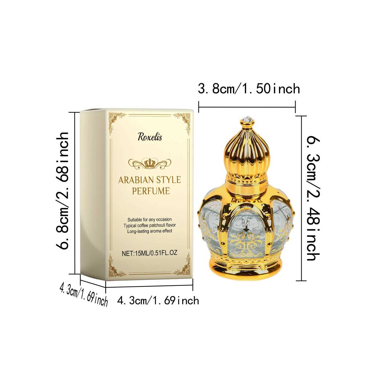 Roxelis 15ml coffee fragrance perfume Arab style fresh elegant lasting perfume charming pheromone dating flirting perfume W250110