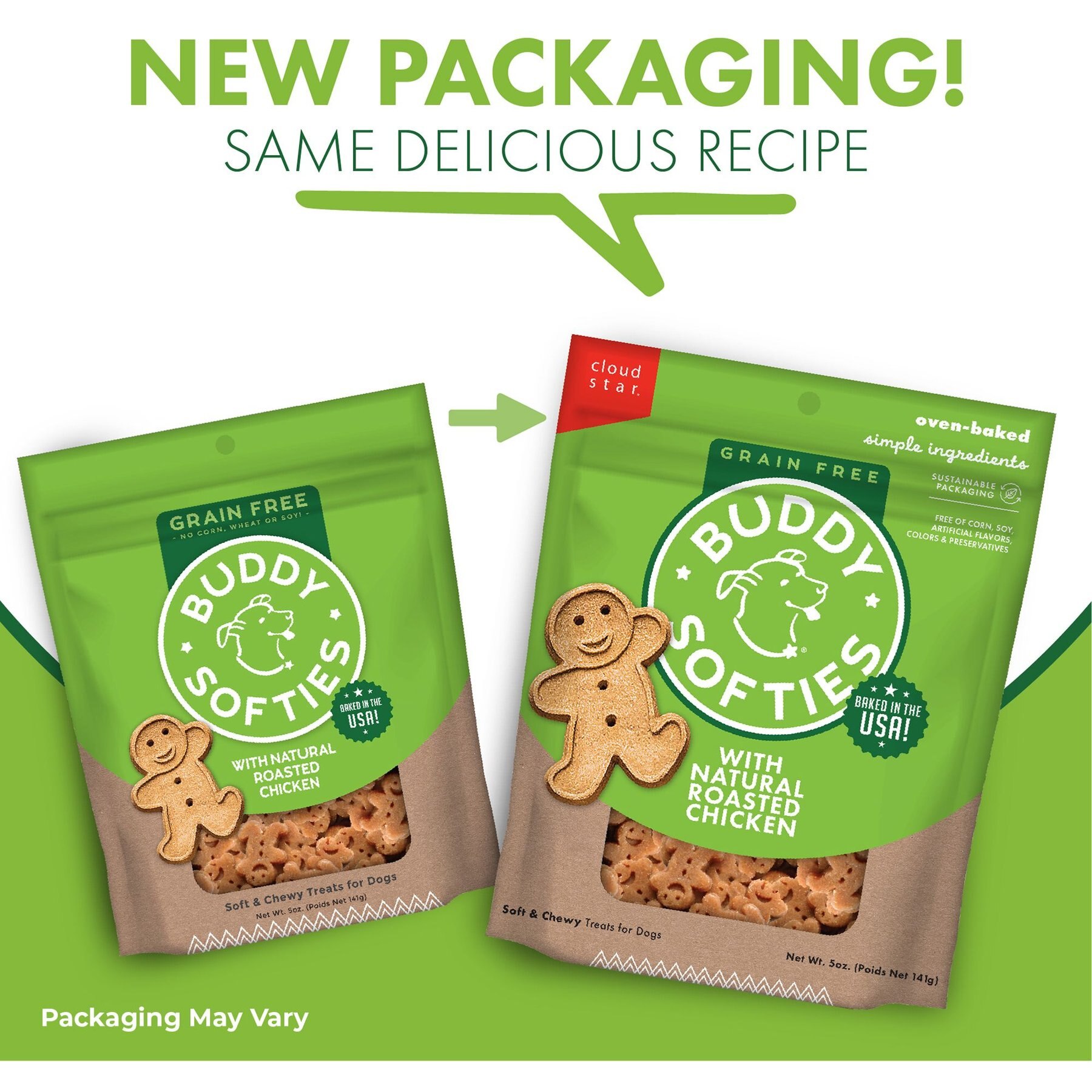Buddy Biscuits Grain-Free Soft & Chewy with Roasted Chicken Dog Treats