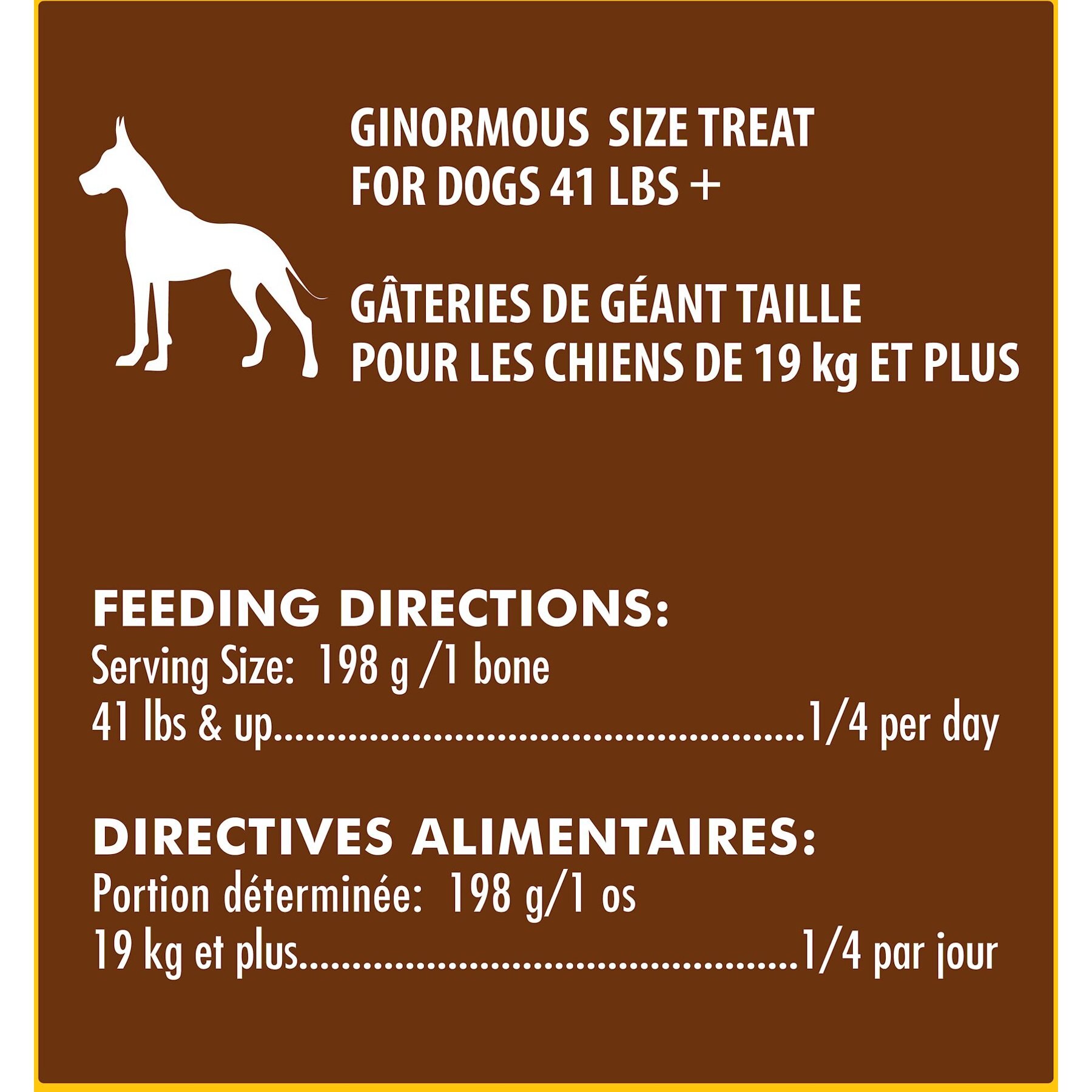 N-Bone Quada BBQ Flavored Interactive Large Dental Dog Treat