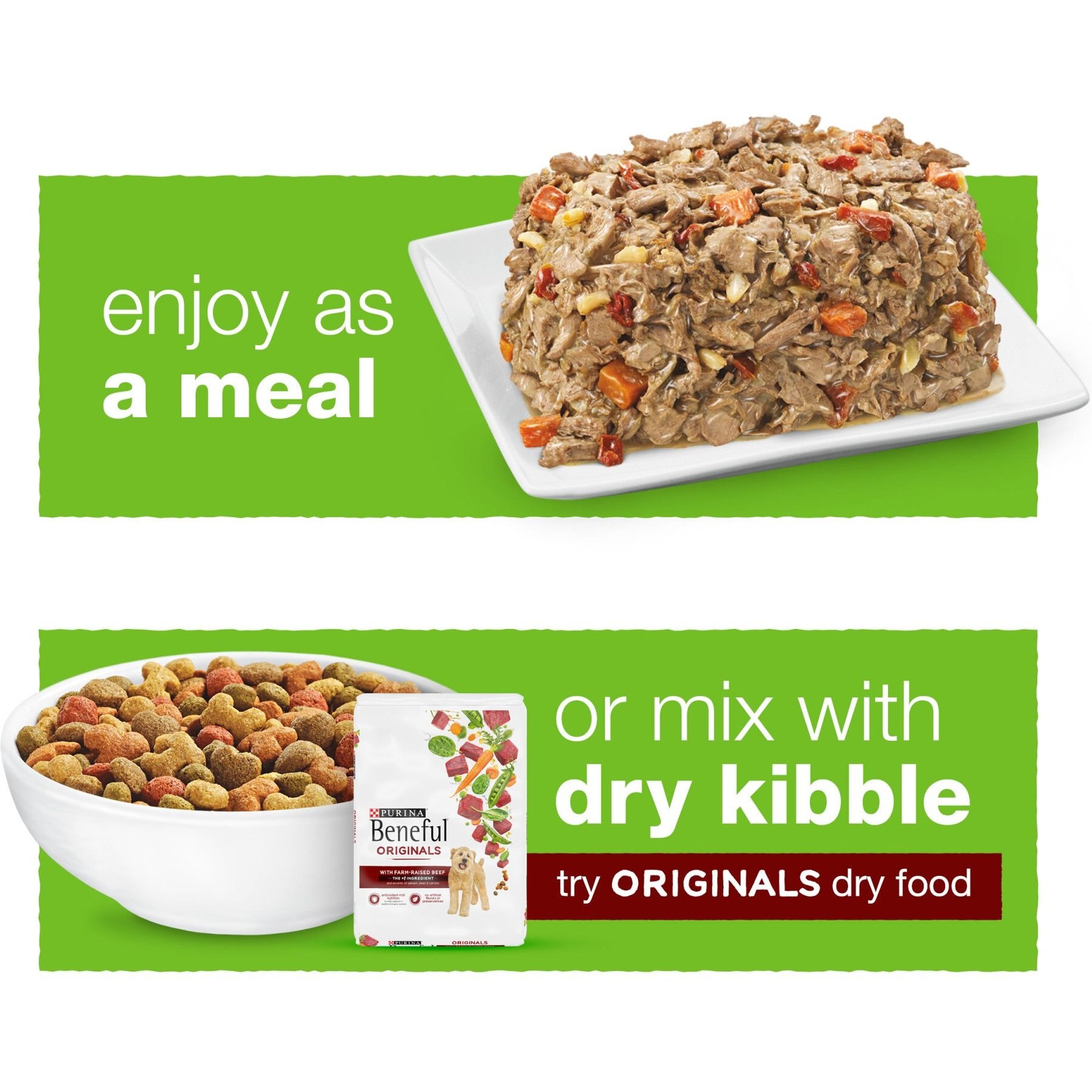 Purina Beneful Chopped Blends with Lamb, Brown Rice, Carrots &Tomatoes Wet Dog Food, 10-oz container, case of 8