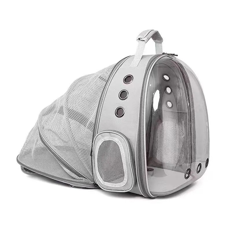 Expandable Cat Backpack Large Transparent Pet Travel Backpack Bubble Space Capsule High Quality Pet Travel Bag 240420