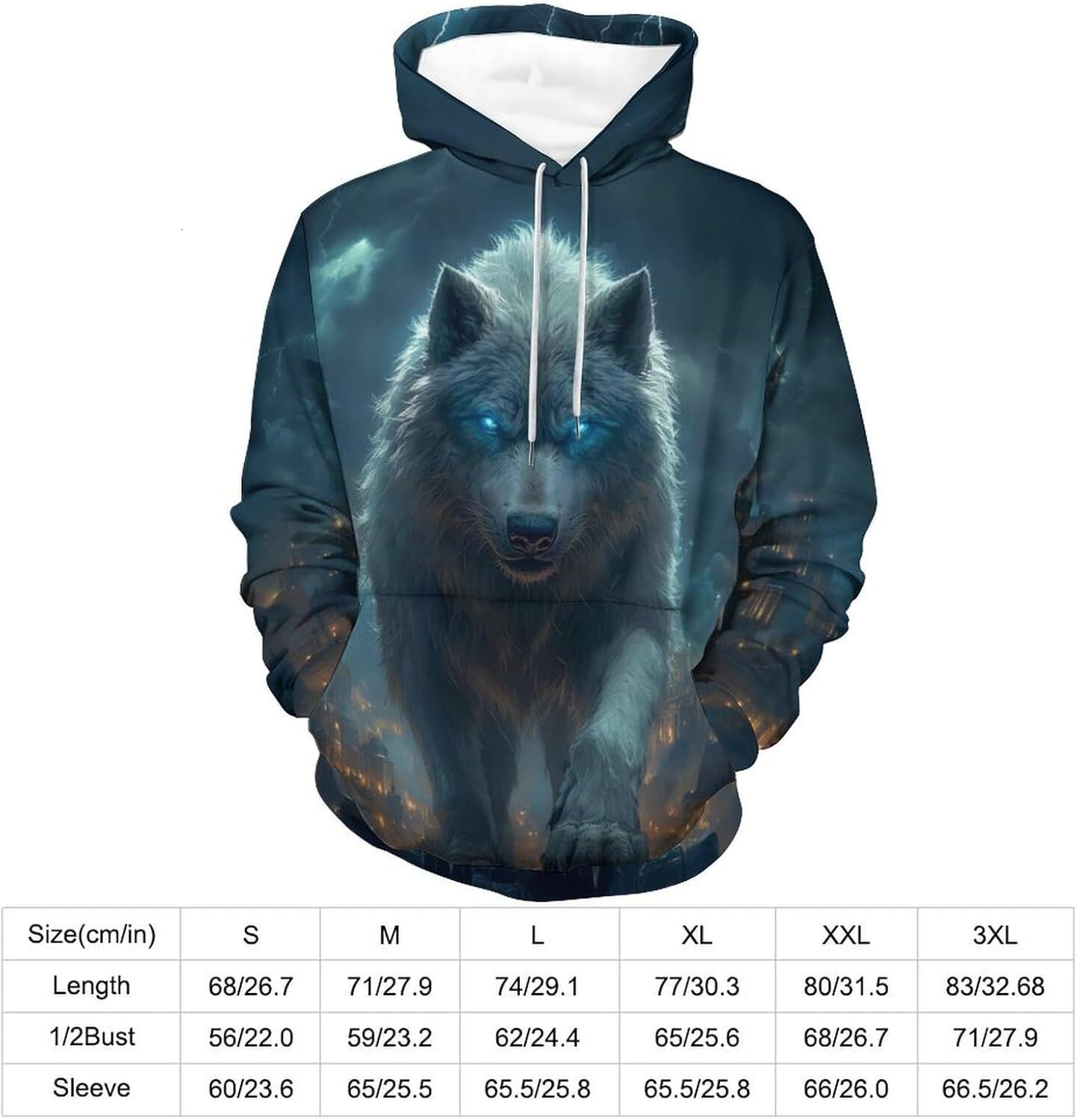 Hoodie for Mens Womens Mens Wolf 3d Printed Graphic Hoodie Shirt Autumn Winter Long Sleeve Animal Themed Sweatshirt Graphic Hoodies sweatshirt nice