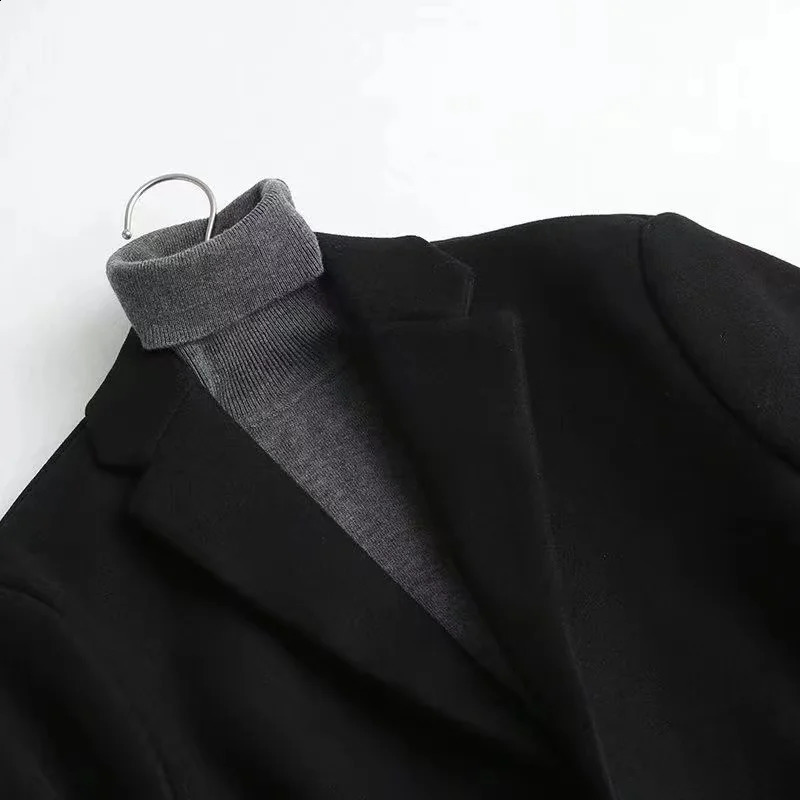 RARF Autumn Mens Suit Collar Medium length Coat Simple Mens Windbreaker 241118CJ