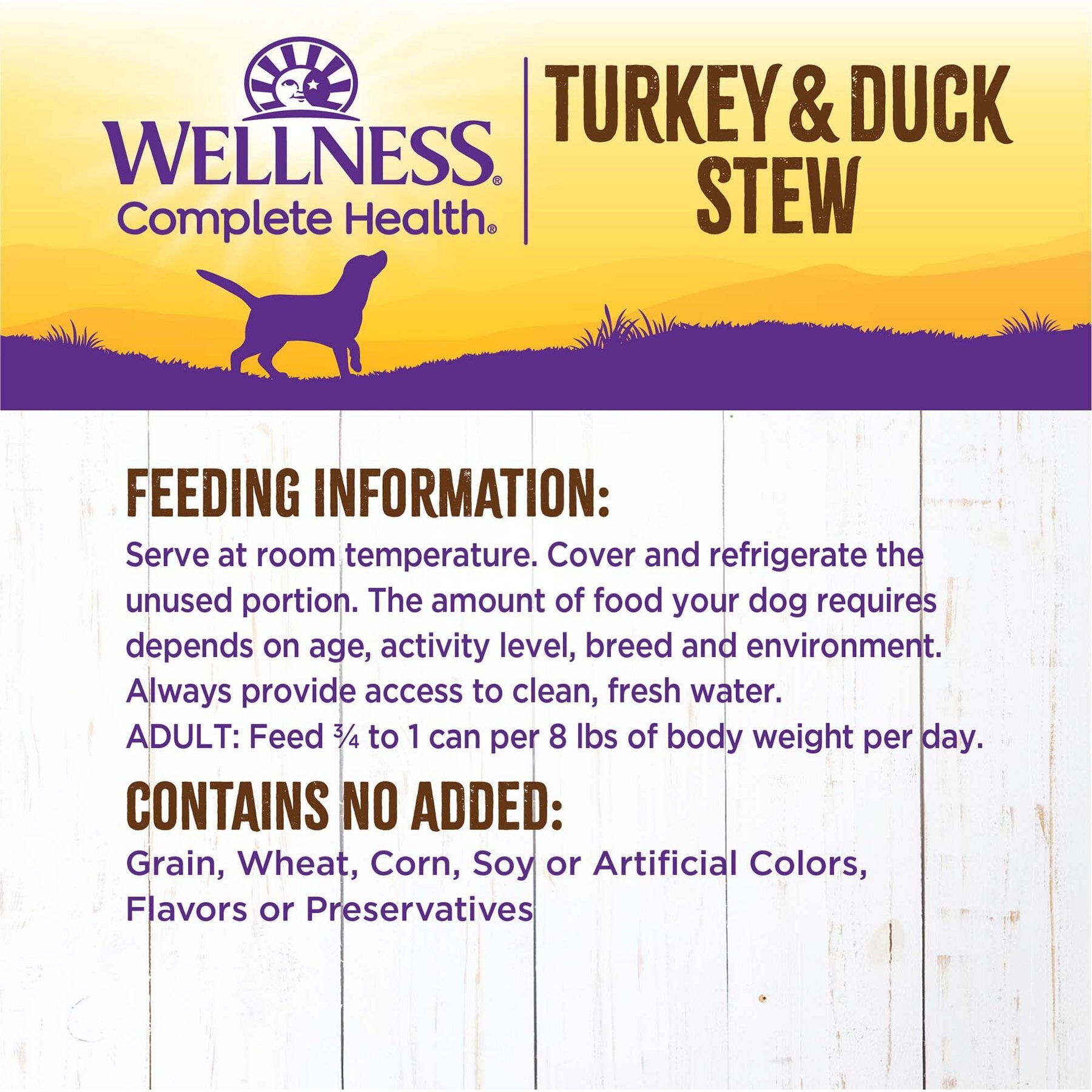 Wellness Turkey & Duck Stew with Sweet Potatoes & Cranberries Canned Dog Food