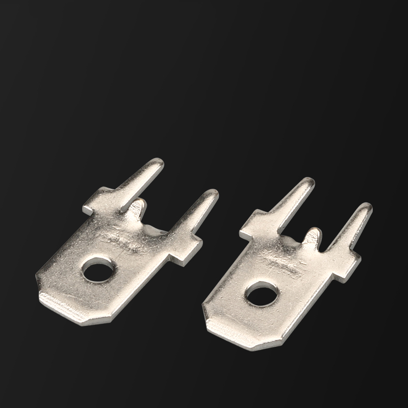 PCB welding insert DJ6111-6.3 Circuit Board 6.3 Anti-reverse positioning 250 Welding foot plate connector terminal connector