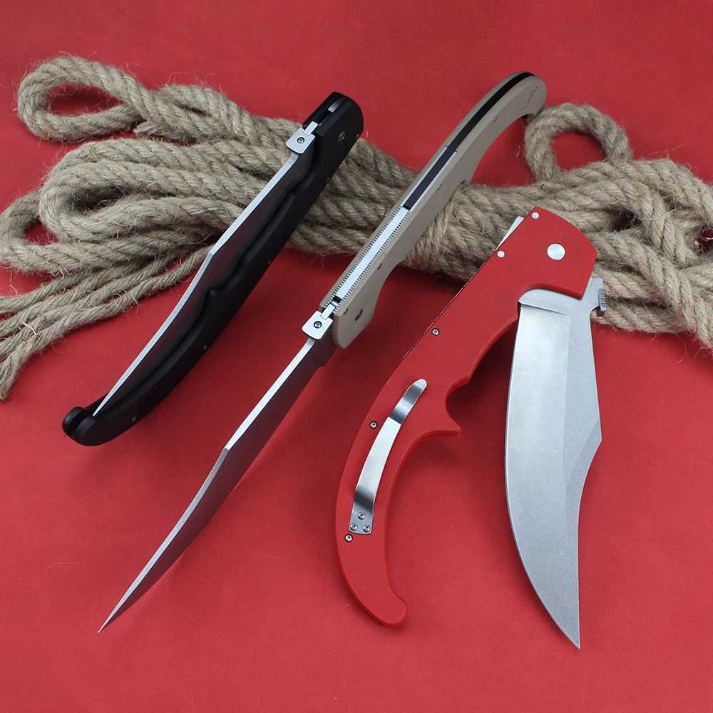 New cold Espada XL folding tactical knife AUS0A steel survival military combat knife G0 handle professional hunting knife edcW241121