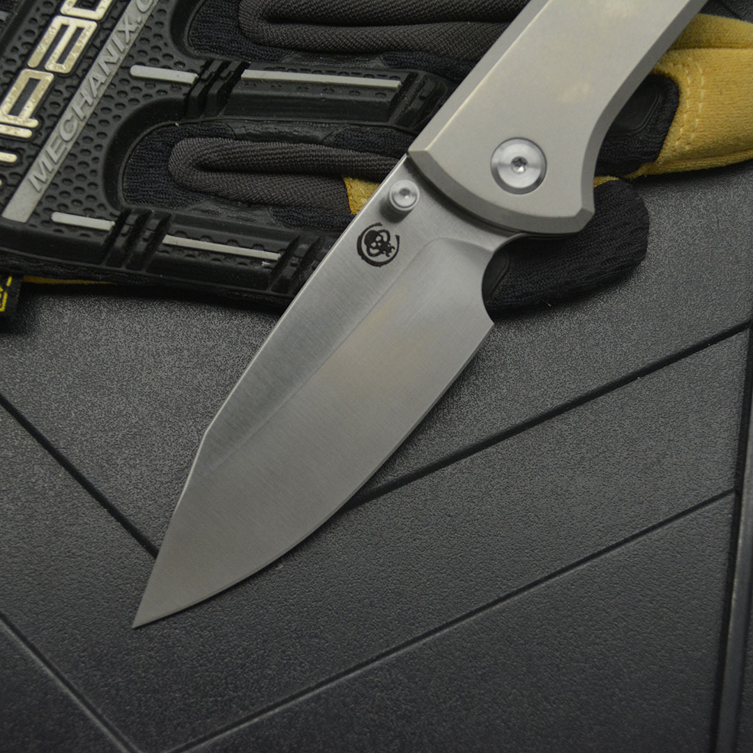 High End Folding Knife M390 Satin Blade TC4 Titanium Alloy Handle Ball Bearing EDC Pocket Knives Outdoor Tools