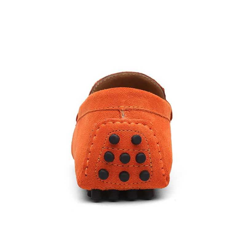 38-50 Mens Shoes Casual Shoes Womens Shoes Genuine Leather Men Loafers Slip Men Flats M Driving Shoes Y250312