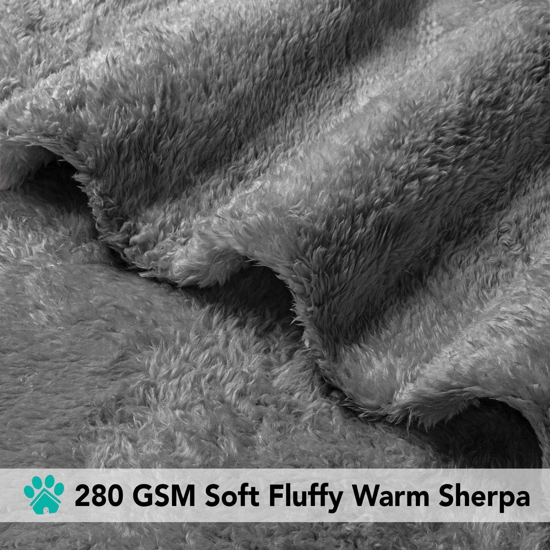 PetAmi Fluffy Fleece Cat & Dog Throw Blanket