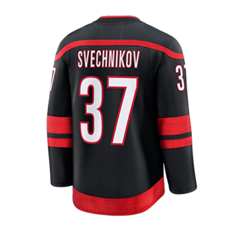24 Seth Jarvis Jersey Logan Stankoven Sebastian Aho Andrei Svechnikov Hurricanes Jersey Jaccob Slavin Brent Burns CaroIlina Hockey Jerseys