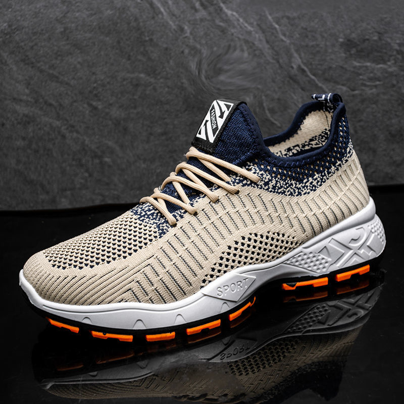 Versatile Spring Essential Mens Casual Korean Fashion Style Mesh Lightweight Running Shoes