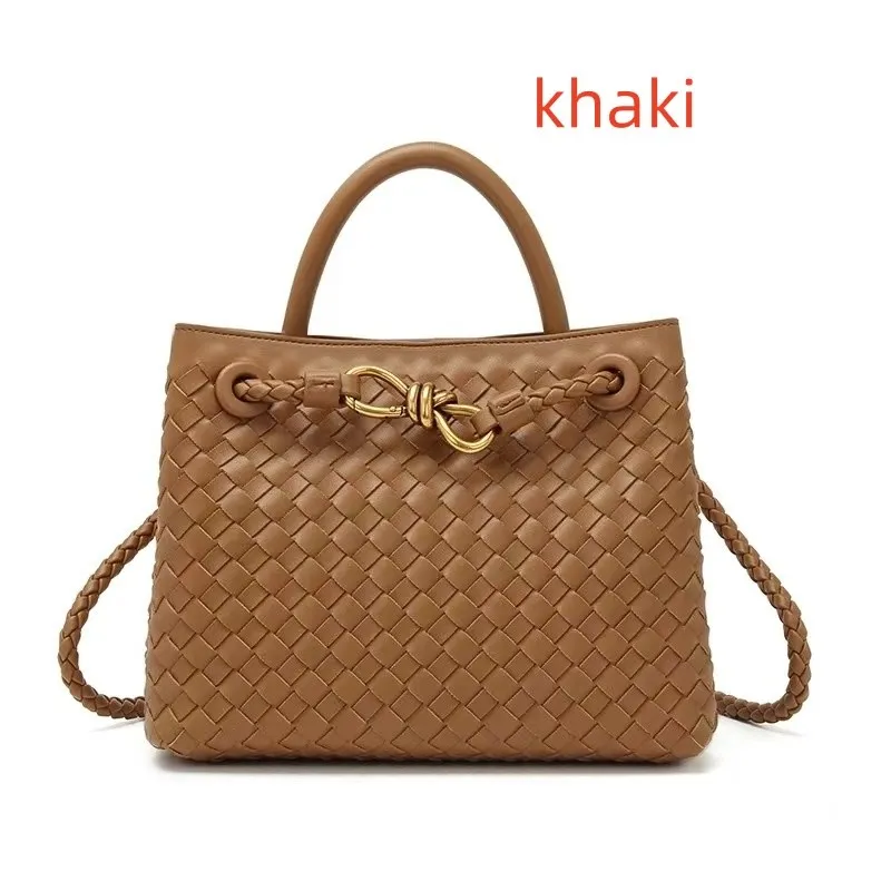 Designer bag andiamo crossbody genuine leather black crochet tote fashion handbag B Family 8-e new portable single graceful 998
