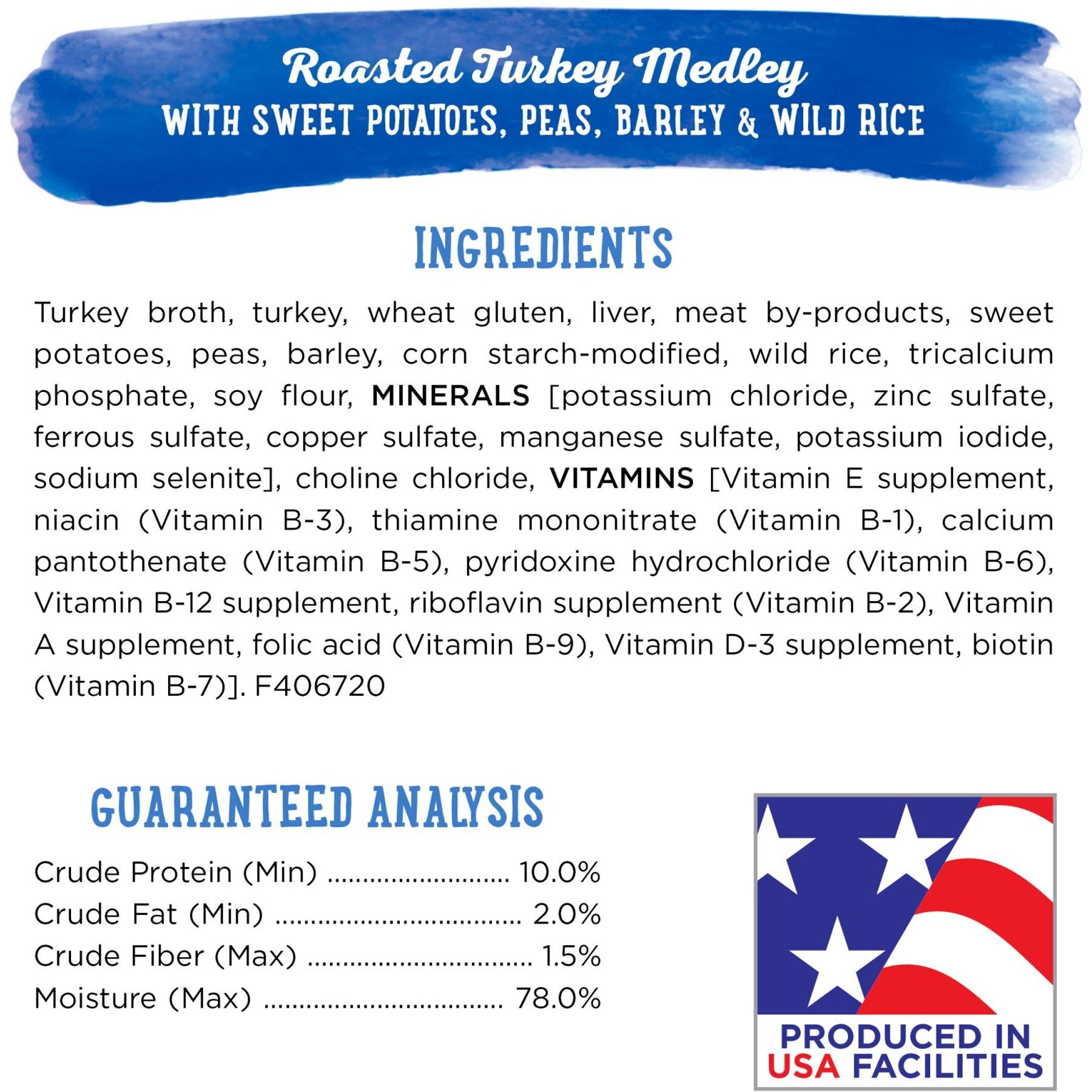 Purina Beneful Prepared Meals Roasted Turkey Medley with Wild Rice, Peas & Barley Wet Dog Food