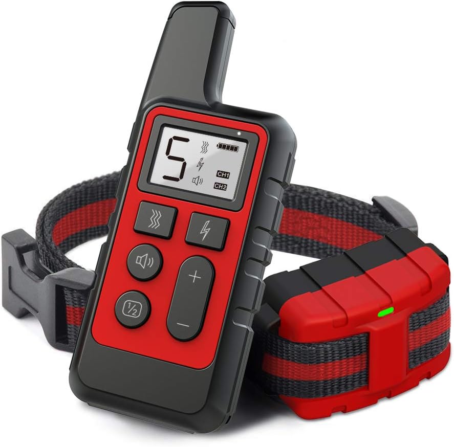 PEDONO Remote Control - Dog 15-120lbs Small Medium Large Dogs, Rechargeable Waterproof E Collar for Dogs Training with Beep, Vibration, Safe Shock