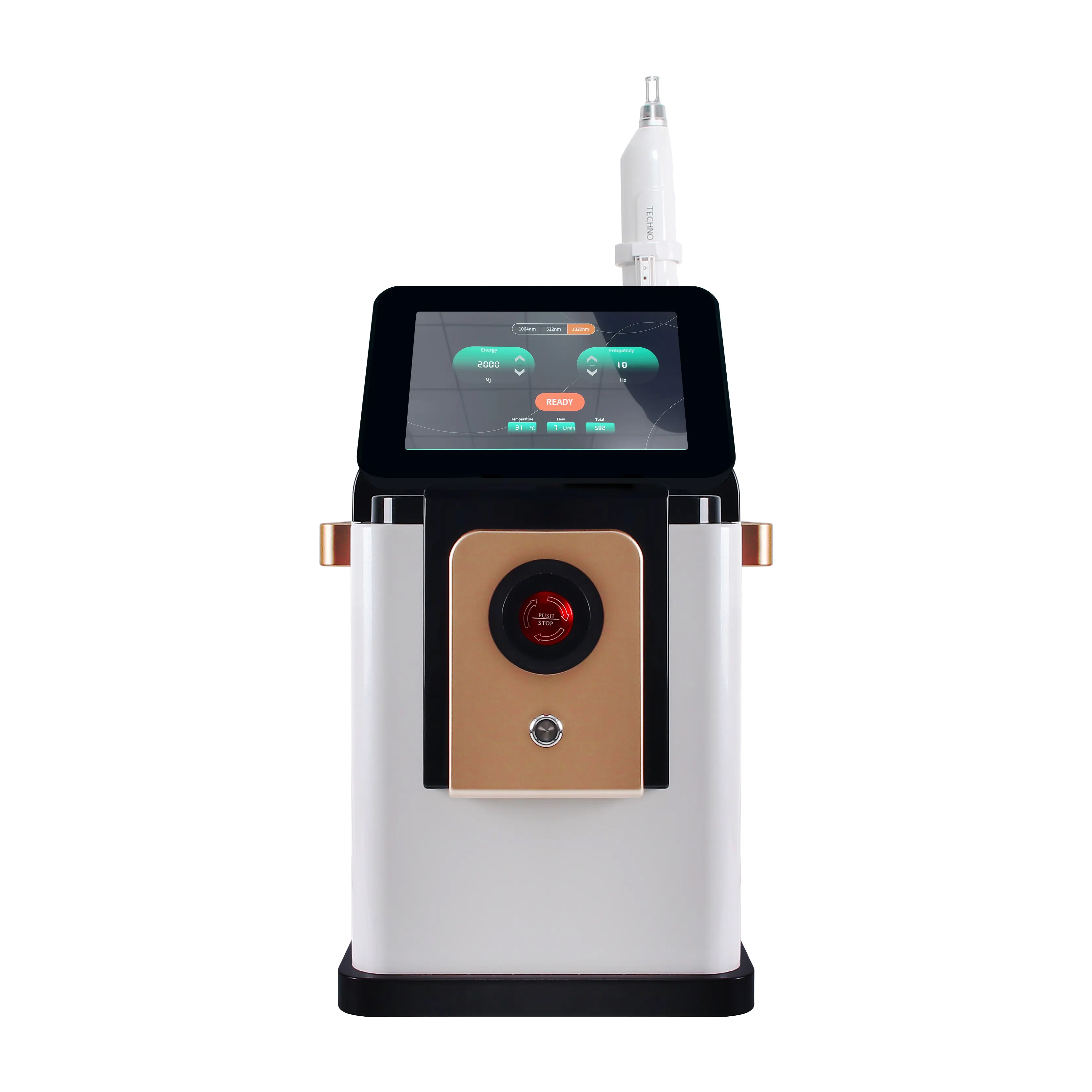 Powerful Picosecond Nd Yag Laser Professional Tattoo Removal Freckle Acne Mole Elimination Picolaser Portable Black Doll Treatment Beauty Machine