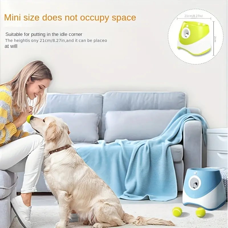 3-in-1 Automatic Serve Dog Ball Throwing Machine Tennis Ball Pinball Walking Dog Launcher Pet Interactive Movement Toys