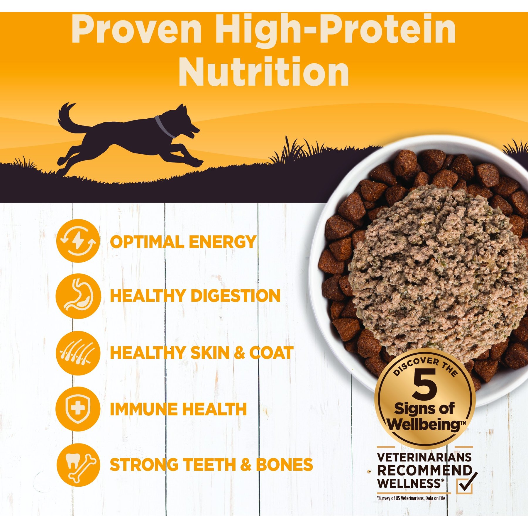 Wellness CORE 95% Grain-Free Chicken & Broccoli Canned Dog Food
