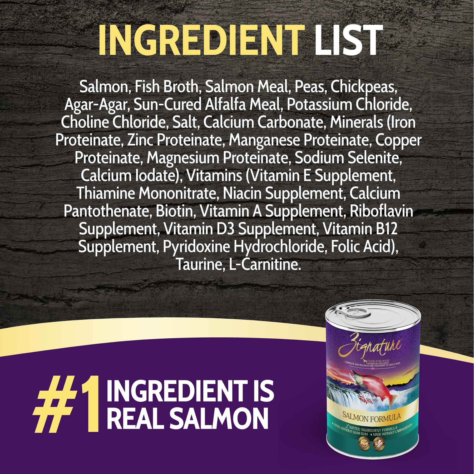 Zignature Salmon Limited Ingredient Formula Canned Dog Food