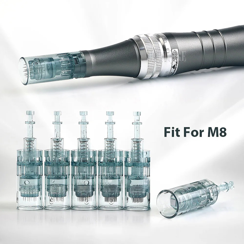 50pcs Bayonet Needle Cartridges For Dr.Pen M8 Replacement 11/16/24/36/42/Nano Pin Meso therapy Treatment MTS Tips