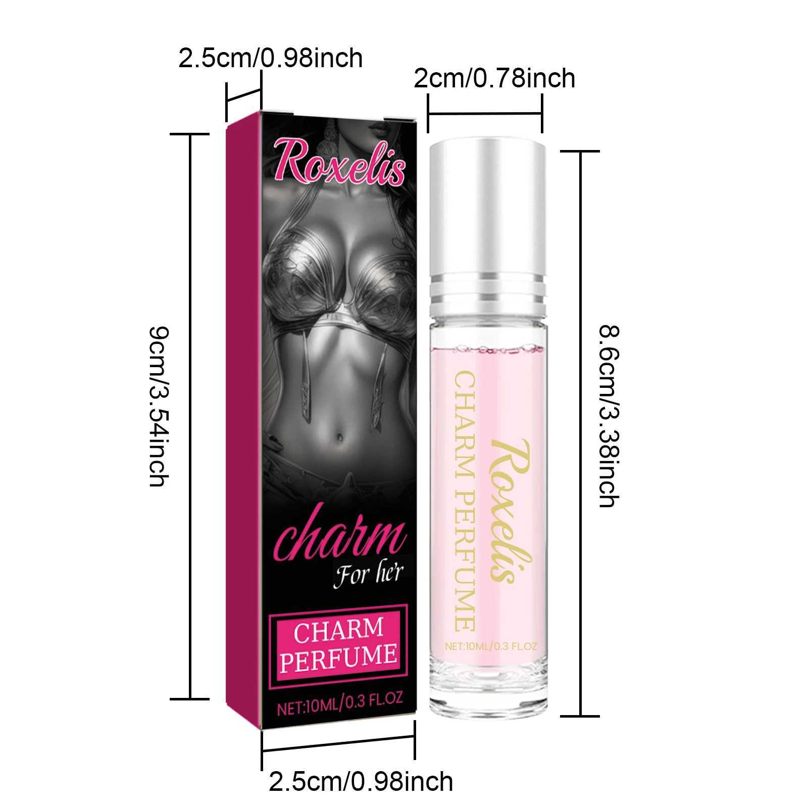 Roxelis pheromone ball bearing perfume womens portable perfume wrist neck leg couple body perfume W241122