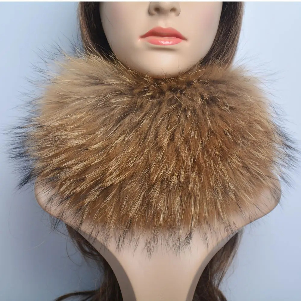 Womens Genuine Fox Fur Scarf for Girls Warm Soft Knitted Good Elasticity Genuine Fox Fur Headband Natural Fox Fur Ring Scarf 241121