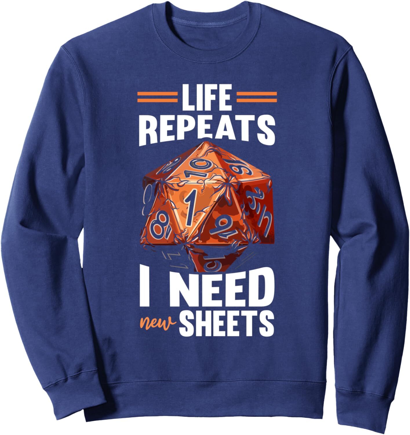 Long Sleeve Shirts for Men sweatshirt RPG Gaming Role Playing D20 Tabletop Games Funny RPG Gamer Sweatshirt T shirt Tee Streetwear Casual tops clothes