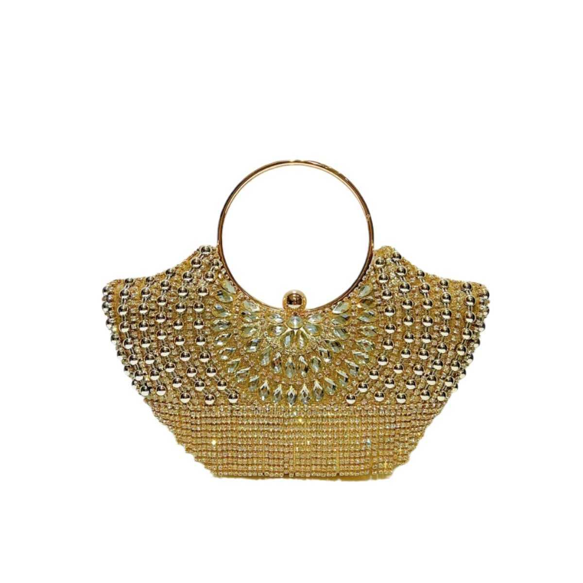 socialite banquet bag ladies banquet bag full of diamonds diamond studded one shoulder crossbody ktv princess bag handbag 241122